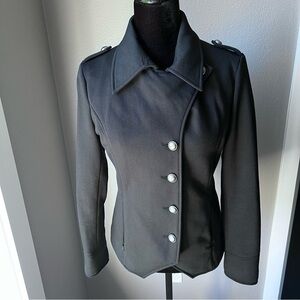 💚Montanaco black lined jacket size XS